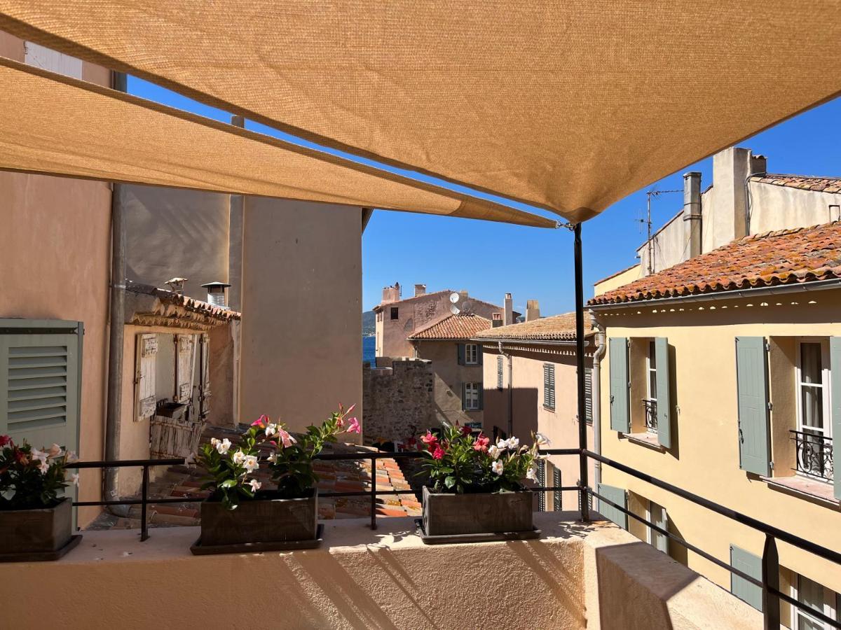 Saint-Tropez Centre - Grand Studio Avec Terrasse Exterior foto