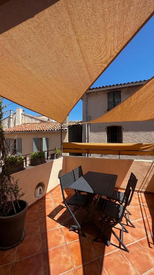 Saint-Tropez Centre - Grand Studio Avec Terrasse Exterior foto
