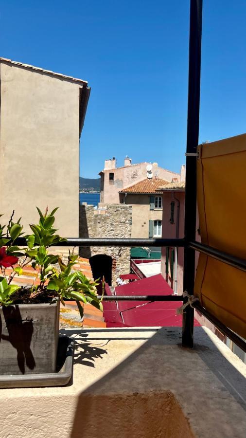 Saint-Tropez Centre - Grand Studio Avec Terrasse Exterior foto